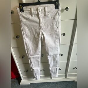 American Eagle High Waisted White Jegging